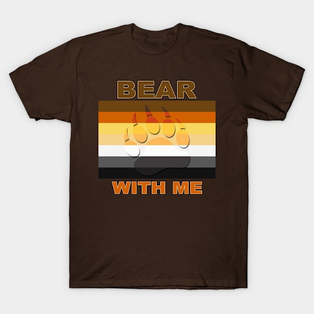 BEAR WITH ME INVISIBLE T-Shirt by WarrenDMS